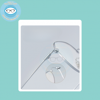 Gọng kính kim loại mã 6208